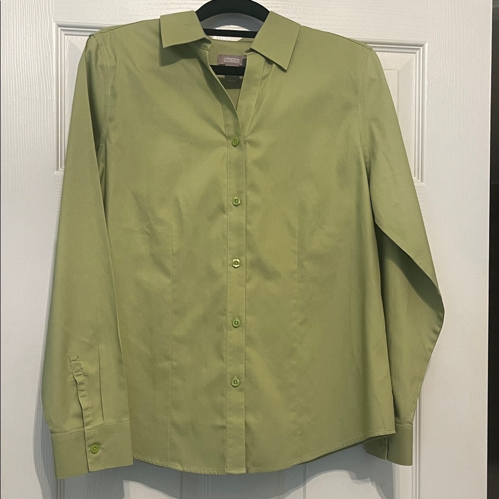 Chico’s No Wrinkle Fitted Shirt